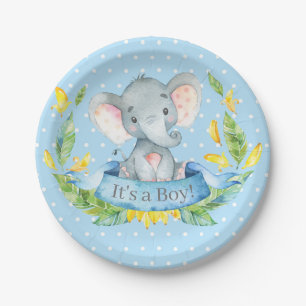 Baby shower Blue Papieren Bordje