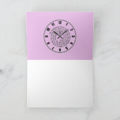 Baby shower Blue Pink Boy Girl Note Kaart (Binnen)