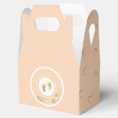 Baby shower Blush Gold Hearts Favor Box Bedankdoosjes (Geopend)