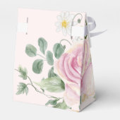 Baby shower Blush Princess Carriage Bedankdoosjes (Achterkant)