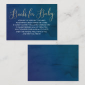 Baby shower Boek aanvragen Visitekaartje (Voorkant / Achterkant)