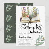 Baby shower Boek | Baby Brunch Kaart (Voorkant / Achterkant)