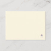 Baby shower Boek Gedicht Roze Insert Kaart (Achterkant)