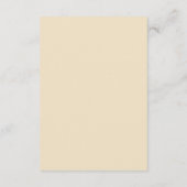 Baby shower boek herfst pompoen rustiek bruin bloe informatiekaartje (Achterkant)