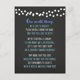 Baby shower Boek Kaart