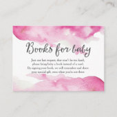 Baby shower Boek voor baby kaarten (Voorkant)