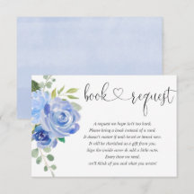 baby shower boekaanvraag voor jongen , marineblauw