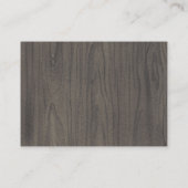 Baby shower Boeken aanvragen Pink Gold Floral Ball Visitekaartje (Achterkant)