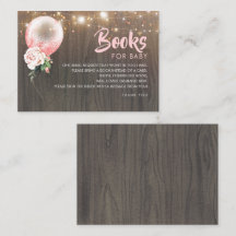 Baby shower Boeken aanvragen Pink Gold Floral Ball