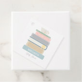 Baby shower boeken bedankjes labels (In situ)