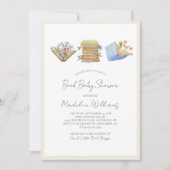 Baby shower boeken kaart (Voorkant)