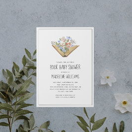 Baby shower boeken kaart