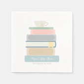 Baby shower boeken servet (Voorkant)