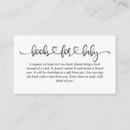 Baby shower Boeken voor Baby Blue Cloud Herten Informatiekaartje