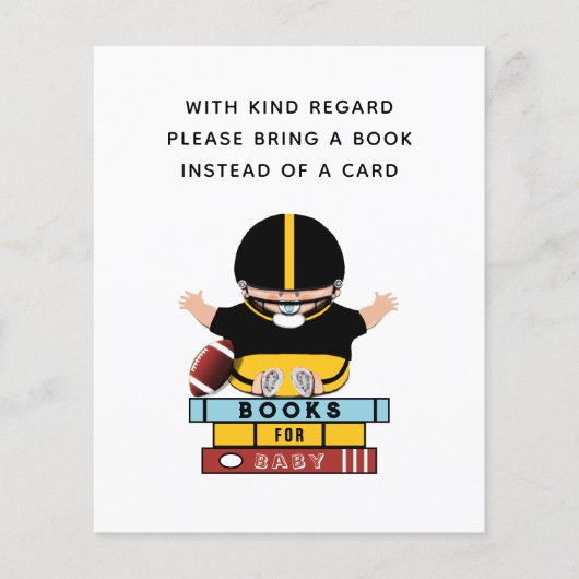 Baby shower Boeken voor Baby Enclosure Kaart (Voorkant)