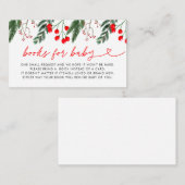 Baby shower boeken voor Baby Informatiekaartje (Voorkant / Achterkant)