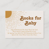 Baby shower boeken voor Baby Kaart hier komt de zo (Voorkant)