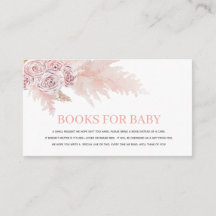 Baby shower Boho Blush Pink Card