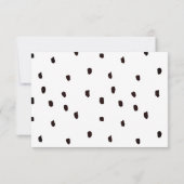 Baby shower Boho Llama Aangepast Bedankt Opmerking (Achterkant)