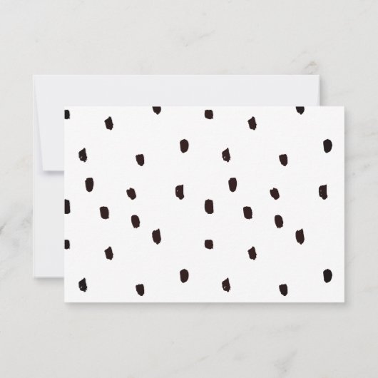 Baby shower Boho Llama Aangepast Bedankt Opmerking (Achterkant)