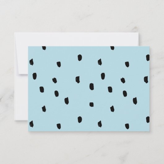 Baby shower Boho Llama Confetti Bedankt Opmerking (Achterkant)