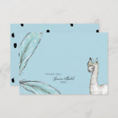 Baby shower Boho Llama Confetti Bedankt Opmerking (Voorkant / Achterkant)