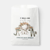 Baby shower Boho Safari Bedankzakje (Voorkant)