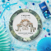Baby shower Boho Safari Papieren Bordje (Feest)
