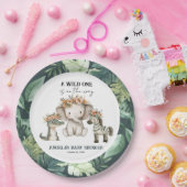 Baby shower Boho Safari Papieren Bordje (Feest)