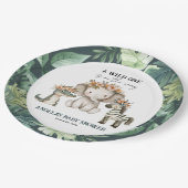 Baby shower Boho Safari Papieren Bordje (Gekanteld)