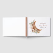 Baby shower Boho Terracotta Guest Book Gastenboek (Volledig)