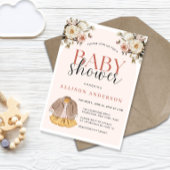 Baby shower Boho Wasserij Kaart
