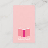 Baby shower Book Insert Request Kaart (Achterkant)