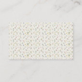 Baby Shower Book Request - Floral Watering Can Informatiekaartje (Achterkant)