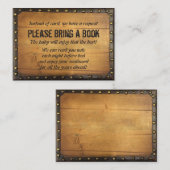  Baby shower Book Request Insert Informatiekaartje (Voorkant / Achterkant)