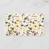 Baby shower Book Request Wildflower Collectie Informatiekaartje (Achterkant)