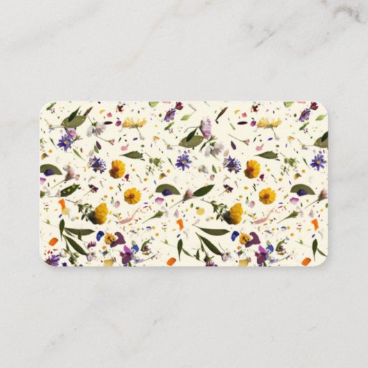 Baby shower Book Request Wildflower Collectie Informatiekaartje (Achterkant)