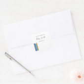 Baby shower Bookplate Sticker (Envelop)