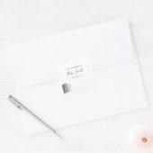 Baby shower Bookplate Sticker (Envelop)