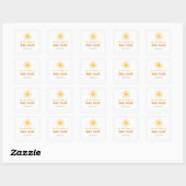 Baby shower Bookplate Sunshine Sticker (Vel)