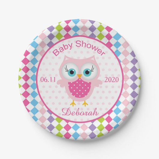 Baby shower Bord (Voorkant)
