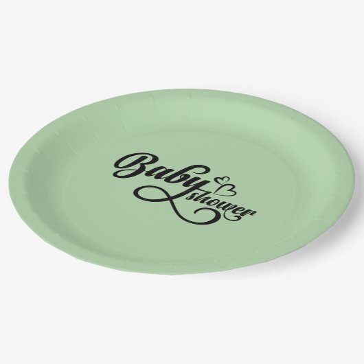 baby shower bord (Gekanteld)