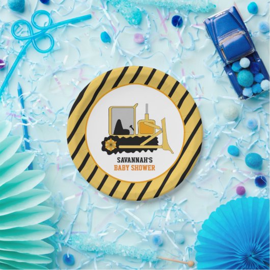 Baby shower Bord bouwBulldozer (Feest)