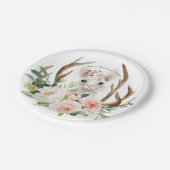 baby shower bord van schattig bosbouwhout (Gekanteld)