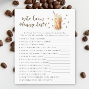 Baby shower borrelend - Wie kent mama het best