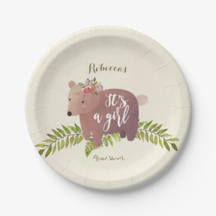 baby shower bos beer het is een bord van meisjespa