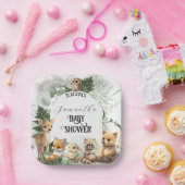 Baby shower bos bos papieren bordje (Feest)