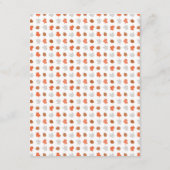 Baby shower bos dierlijk notitiekaartje (Achterkant)