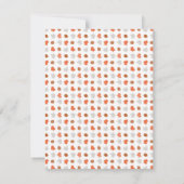 Baby shower bos dierlijk notitiekaartje (Achterkant)