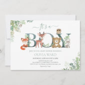 Baby shower bos kaart (Voorkant)